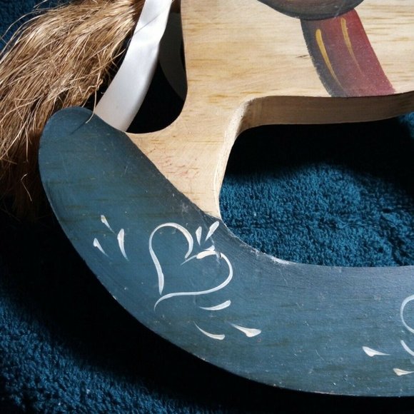 Vintage Hand Painted Rocking Horse Decor - Picture 5 of 6